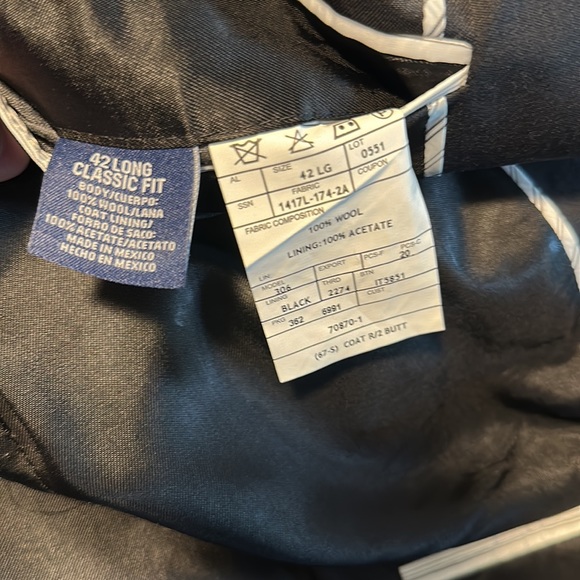 Stafford Performance Black Suit Jacket 42L - Picture 4 of 4